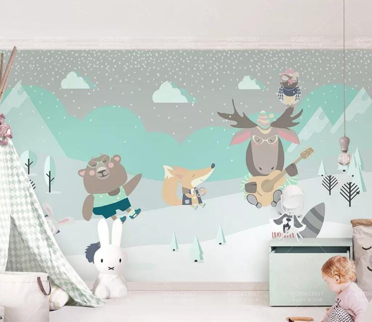 3D Zoo Ground WC138 Wall Murals Wallpaper AJ Wallpaper 2 