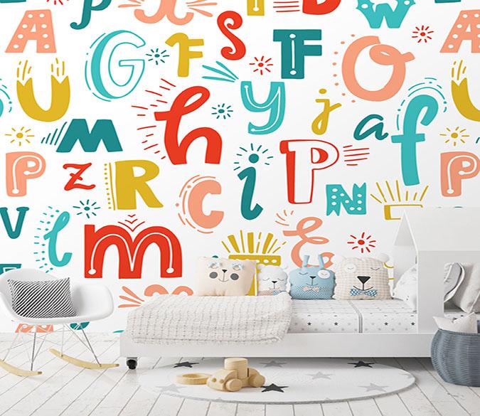 3D Cute Letters 087 Wallpaper AJ Wallpaper 