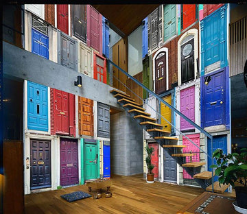 3D Small Door 123 Wallpaper AJ Wallpaper 