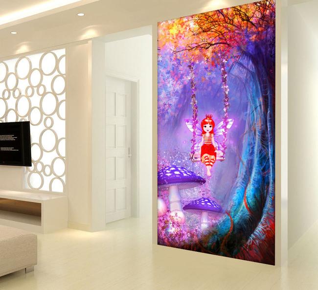 3D Elf Girl 535 Wall Murals Wallpaper AJ Wallpaper 2 