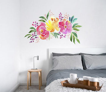 3D Graffiti Safflower 094 Wall Stickers Wallpaper AJ Wallpaper 
