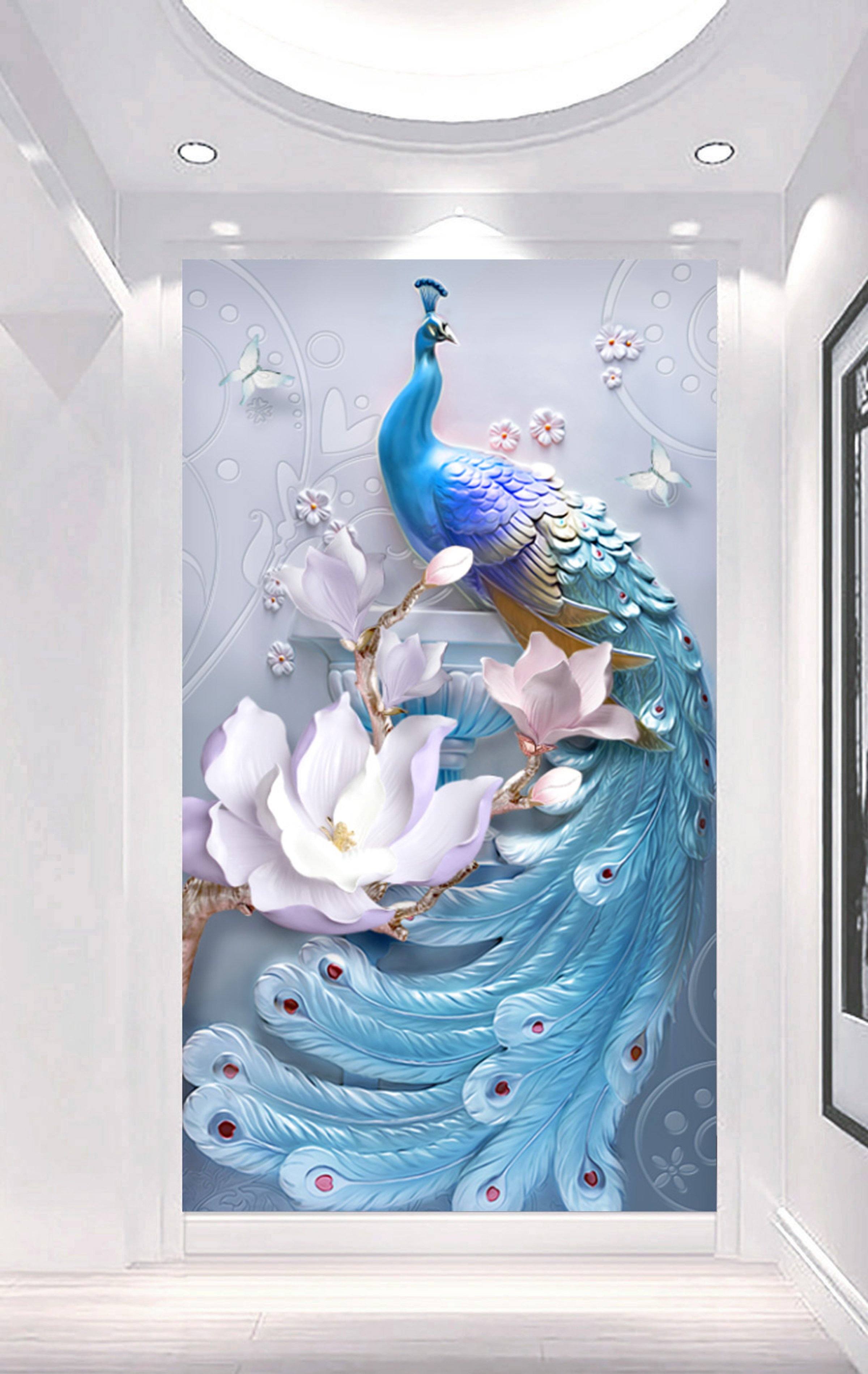 3D Peacock 83 Wall Murals Wallpaper AJ Wallpaper 2 