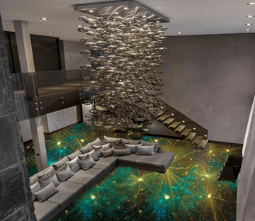 3D Star 137 Floor Mural Wallpaper AJ Wallpaper 2 