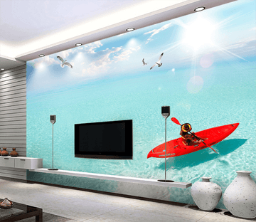 3D Rowing Birds 435 Wallpaper AJ Wallpaper 