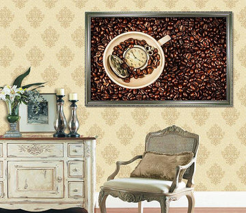 3D Coffee Beans 118 Fake Framed Print Painting Wallpaper AJ Creativity Home 
