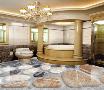 3D Black And White 146 Floor Mural Wallpaper AJ Wallpaper 2 