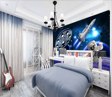 3D Rocket Astronaut 127 Wallpaper AJ Wallpaper 