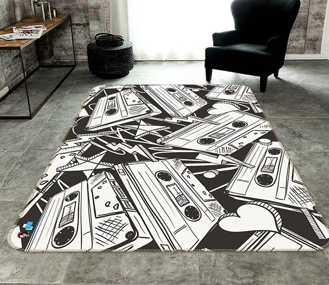 3D Doodle Tape 122 Non Slip Rug Mat Mat AJ Creativity Home 