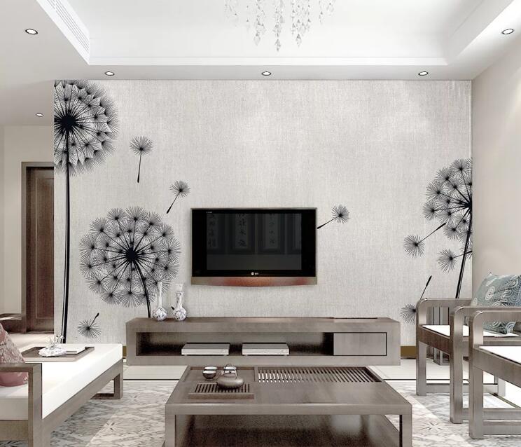 3D Dandelion 1105 Wall Murals Wallpaper AJ Wallpaper 2 