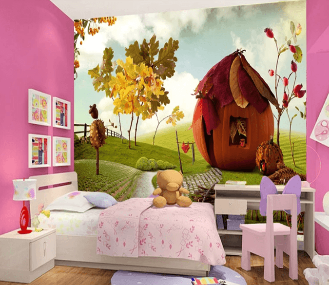 3D Pumpkin House 970 Wallpaper AJ Wallpaper 2 