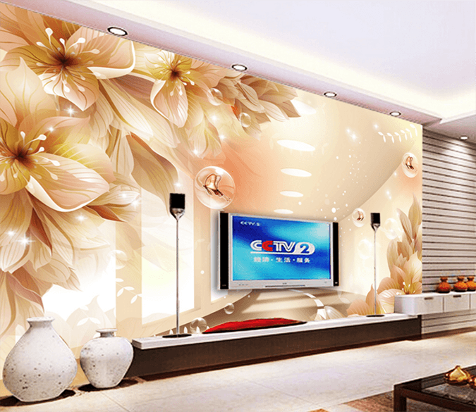 3D Bubble Flower 256 Wallpaper AJ Wallpaper 