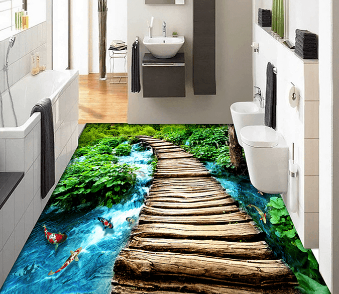 3D Boundless 006 Floor Mural Wallpaper AJ Wallpaper 2 