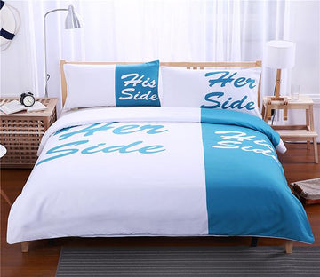 3D Light blue 117 Bed Pillowcases Quilt Wallpaper AJ Wallpaper 