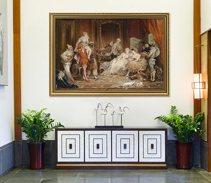 3D To Lift 047 Fake Framed Print Painting Wallpaper AJ Creativity Home 