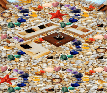 3D Small Starfish 303 Floor Mural Wallpaper AJ Wallpaper 2 