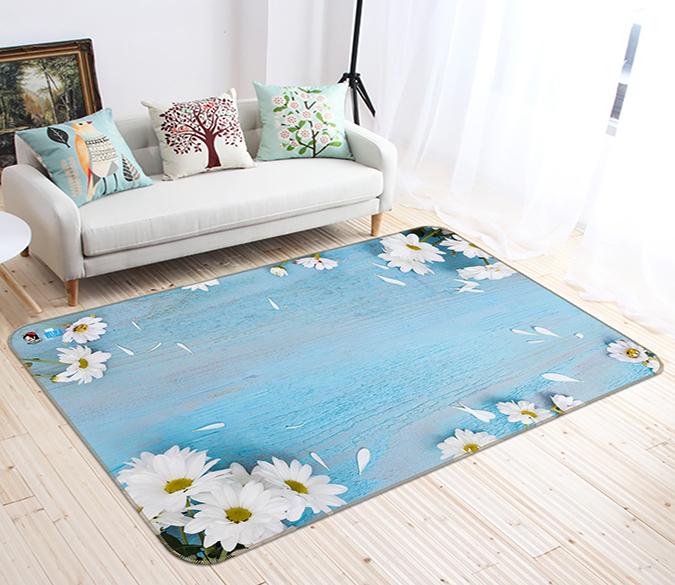 3D Chrysanthemum Place 206 Non Slip Rug Mat Mat AJ Creativity Home 