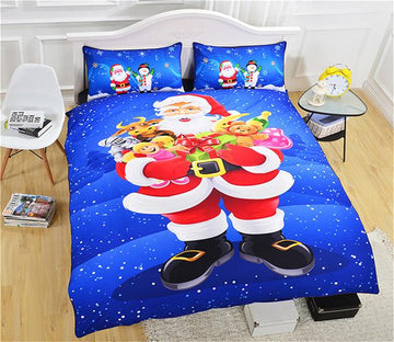 3D Santa Claus 175 Bed Pillowcases Quilt Wallpaper AJ Wallpaper 