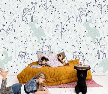 3D Painting Fawn 862 Wallpaper AJ Wallpaper 2 