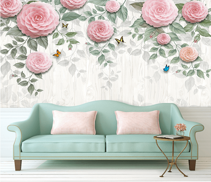 3D Small Butterfly 220 Wallpaper AJ Wallpaper 