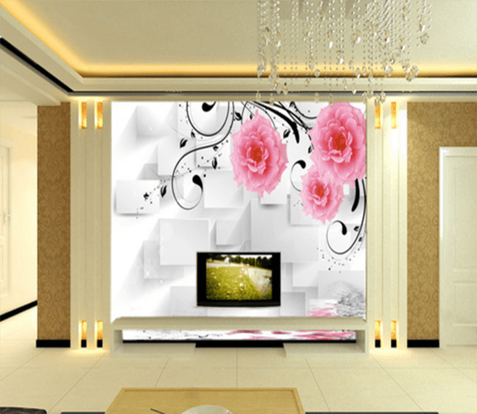 3D Flower Ornament 034 Wallpaper AJ Wallpaper 