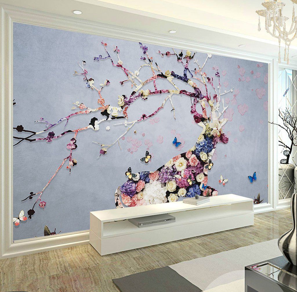 3D Elk 154 Wall Murals Wallpaper AJ Wallpaper 2 