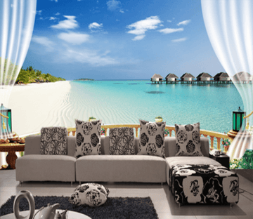 3D Sky Beach 100 Wallpaper AJ Wallpaper 