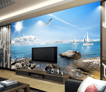 3D Seagull Ship 478 Wallpaper AJ Wallpaper 