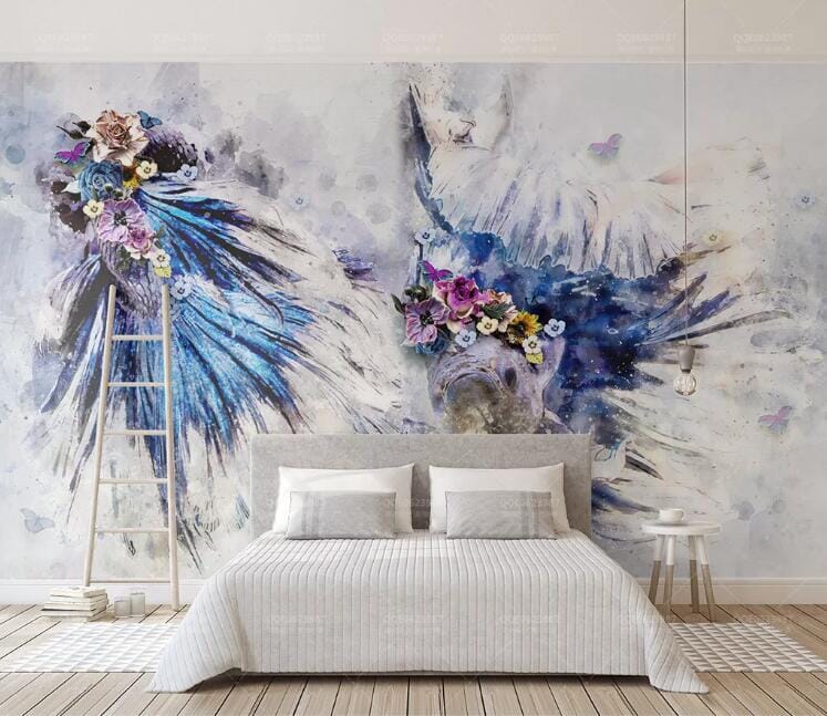 3D Colored Garland WC200 Wall Murals Wallpaper AJ Wallpaper 2 