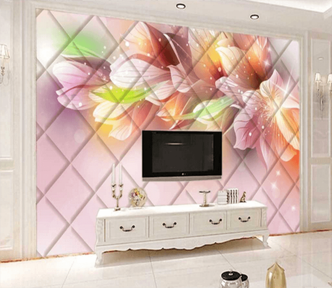 3D Apricot Peach 536 Wallpaper AJ Wallpaper 