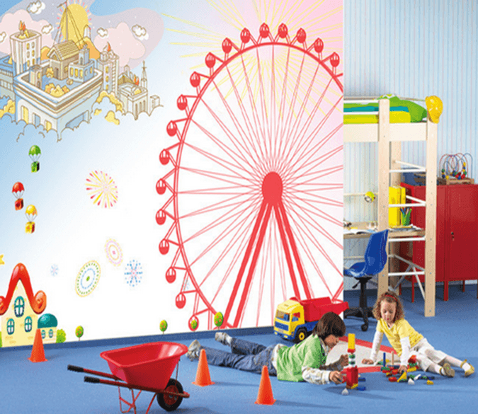 3D Ferris Wheel 795 Wallpaper AJ Wallpaper 