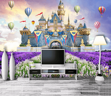 3D Castle Lavender 55 Wallpaper AJ Wallpaper 2 