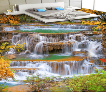 3D Ladder Rriver Water 139 Floor Mural Wallpaper AJ Wallpaper 2 