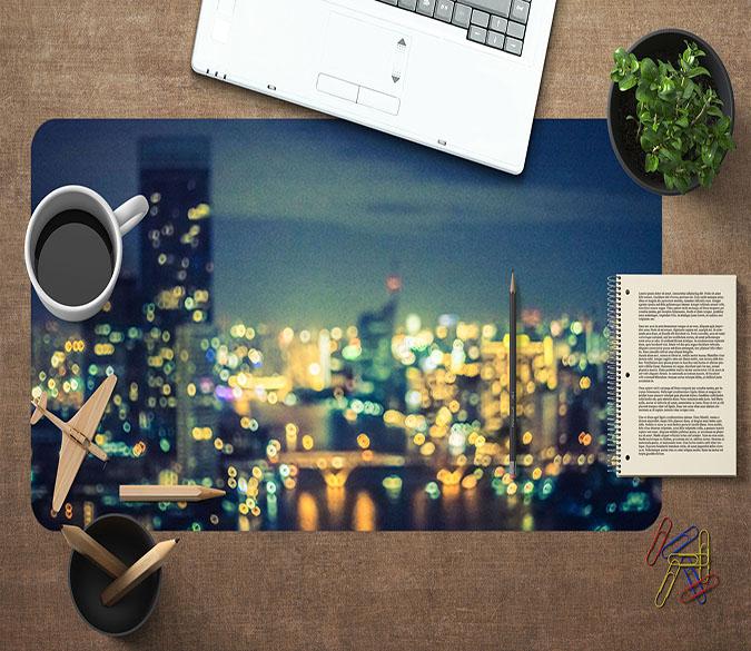 3D Vision Tower 017 Desk Mat Mat AJ Creativity Home 