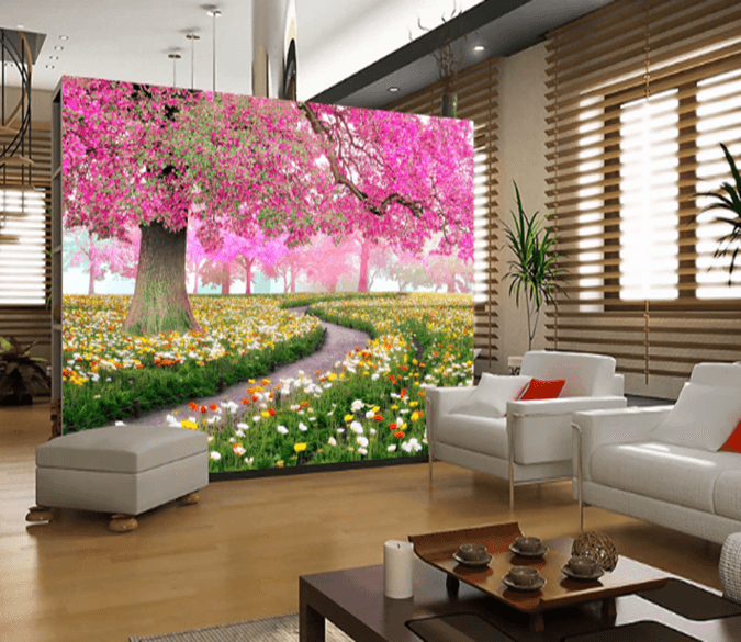 3D Garden Path 215 Wallpaper AJ Wallpaper 