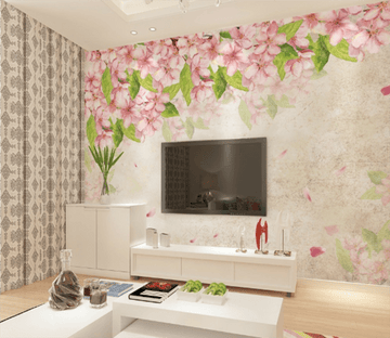 3D Flower Leaves 351 Wallpaper AJ Wallpaper 