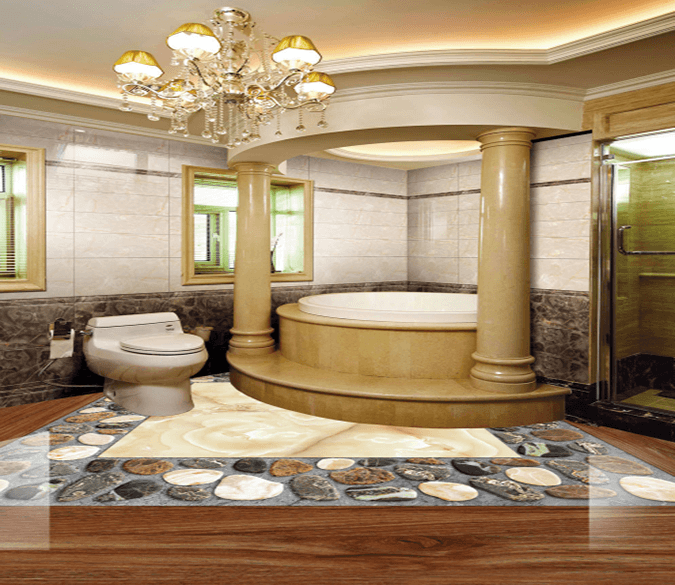 3D Marble 149 Floor Mural Wallpaper AJ Wallpaper 2 
