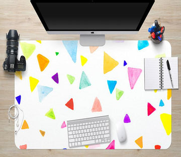 3D Colored triangle 001 Desk Mat Mat AJ Creativity Home 