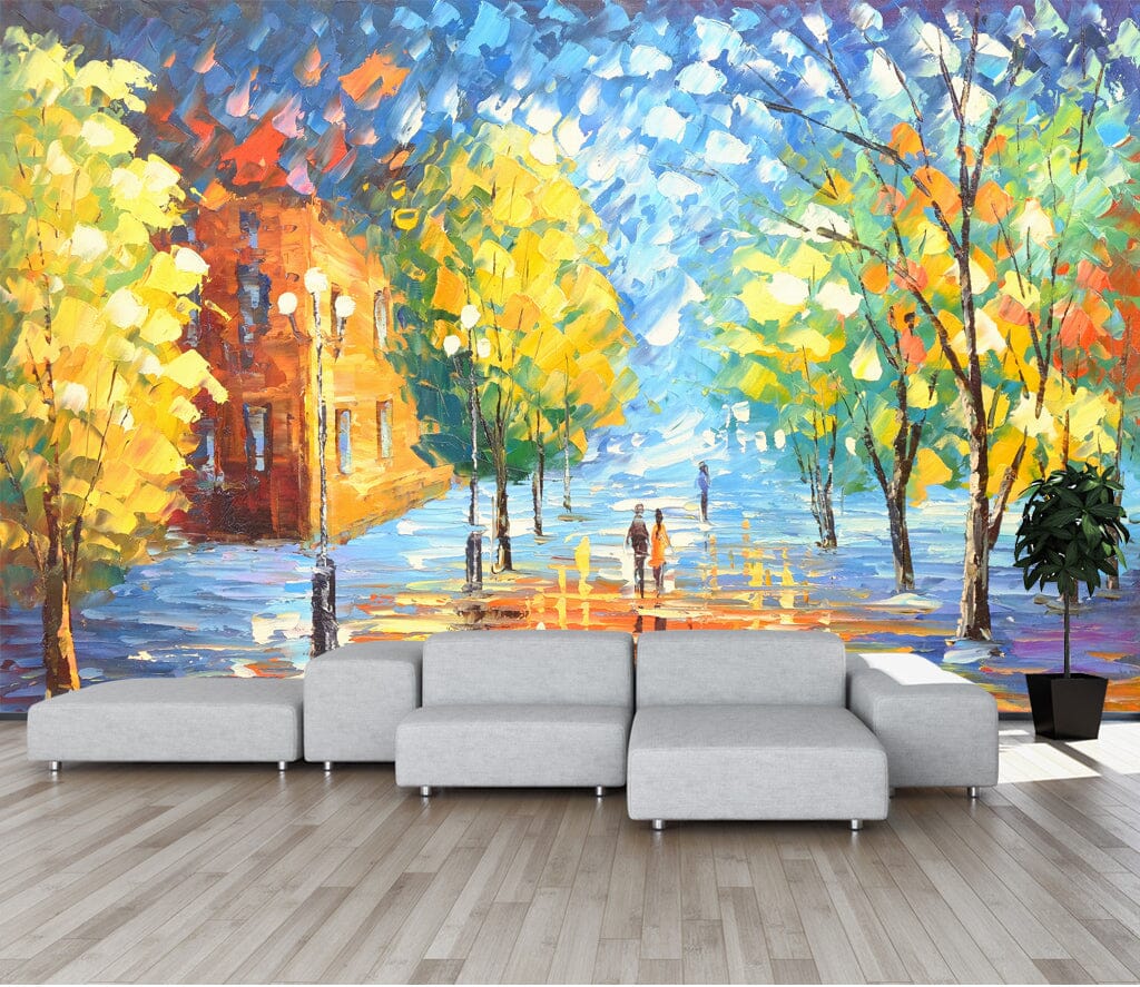 3D Painted Tree WC077 Wall Murals Wallpaper AJ Wallpaper 2 