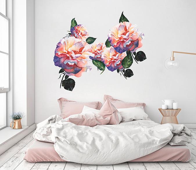 3D Lush Safflower 275 Wall Stickers Wallpaper AJ Wallpaper 