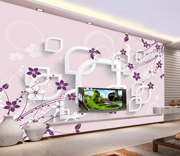 3D Flower Rhyme 403 Wallpaper AJ Wallpaper 