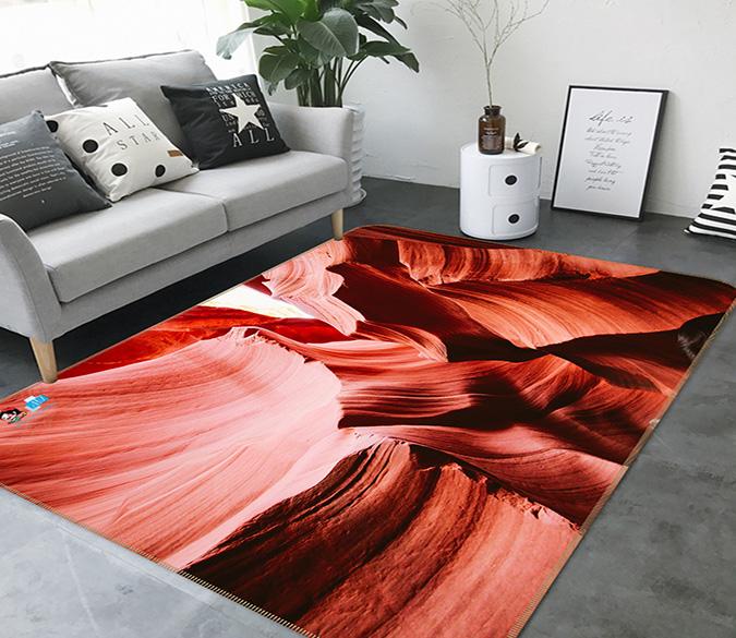 3D Red Rock 020 Non Slip Rug Mat Mat AJ Creativity Home 