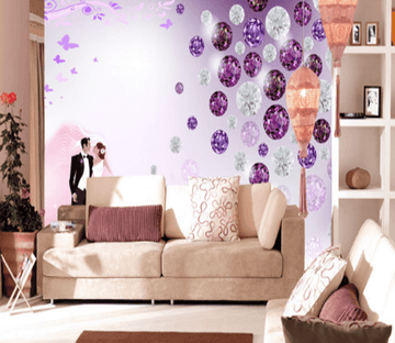 3D Couple Crystal 781 Wallpaper AJ Wallpaper 