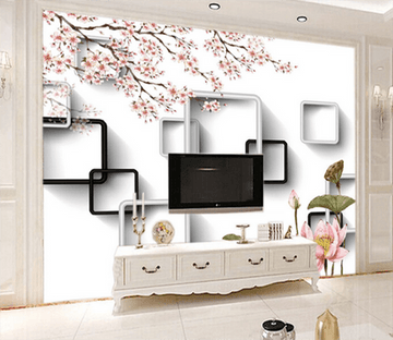 3D Lotus Flower 528 Wallpaper AJ Wallpaper 