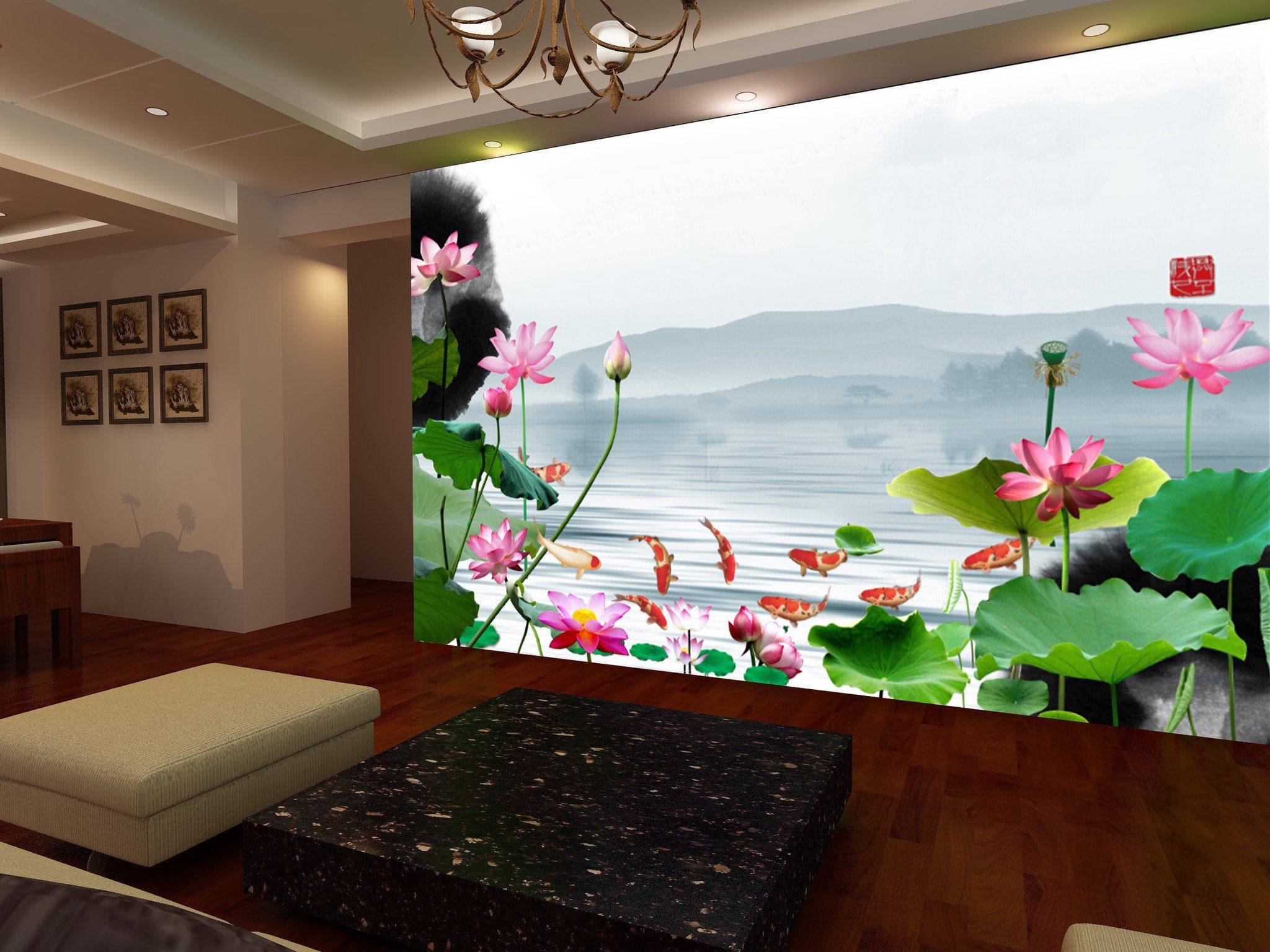 Lotus By The River Wallpaper AJ Wallpaper 1 