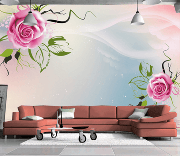 3D Water Leaves 200 Wallpaper AJ Wallpaper 