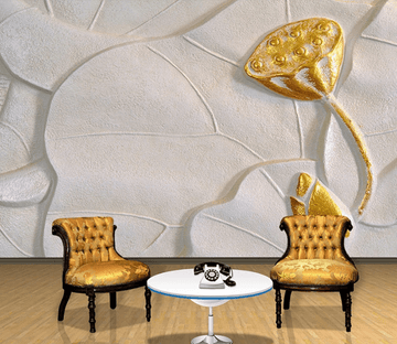 3D Golden Lotus Seed 767 Wallpaper AJ Wallpaper 2 