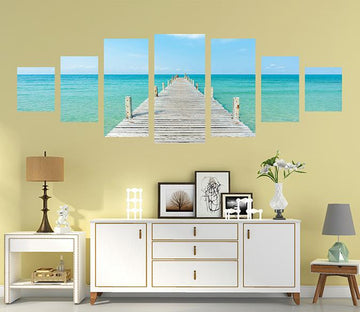 3D Boundless Sea 177 Unframed Print Wallpaper Wallpaper AJ Wallpaper 