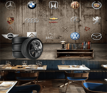 3D Car Brand Wheel 1132 Wallpaper AJ Wallpaper 2 