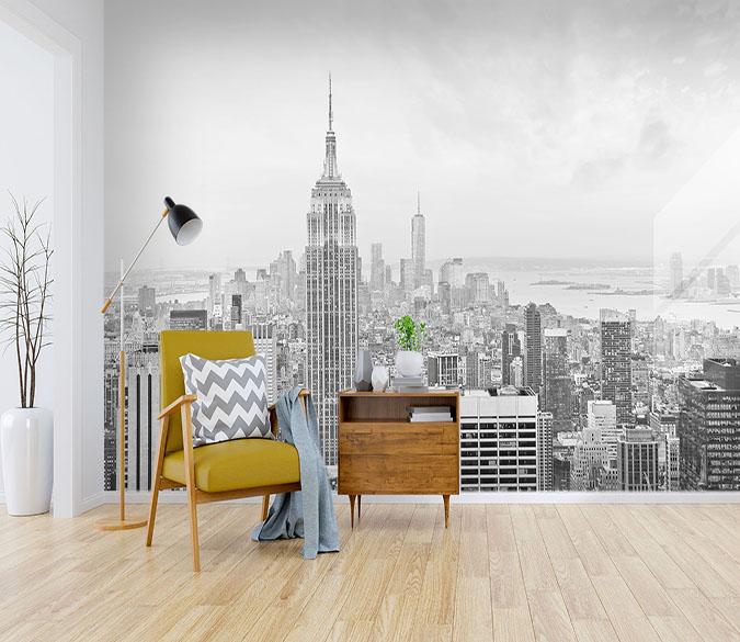 3D Sketch City 031 Wallpaper AJ Wallpaper 