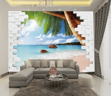 3D Sunshine Stone 506 Wallpaper AJ Wallpaper 